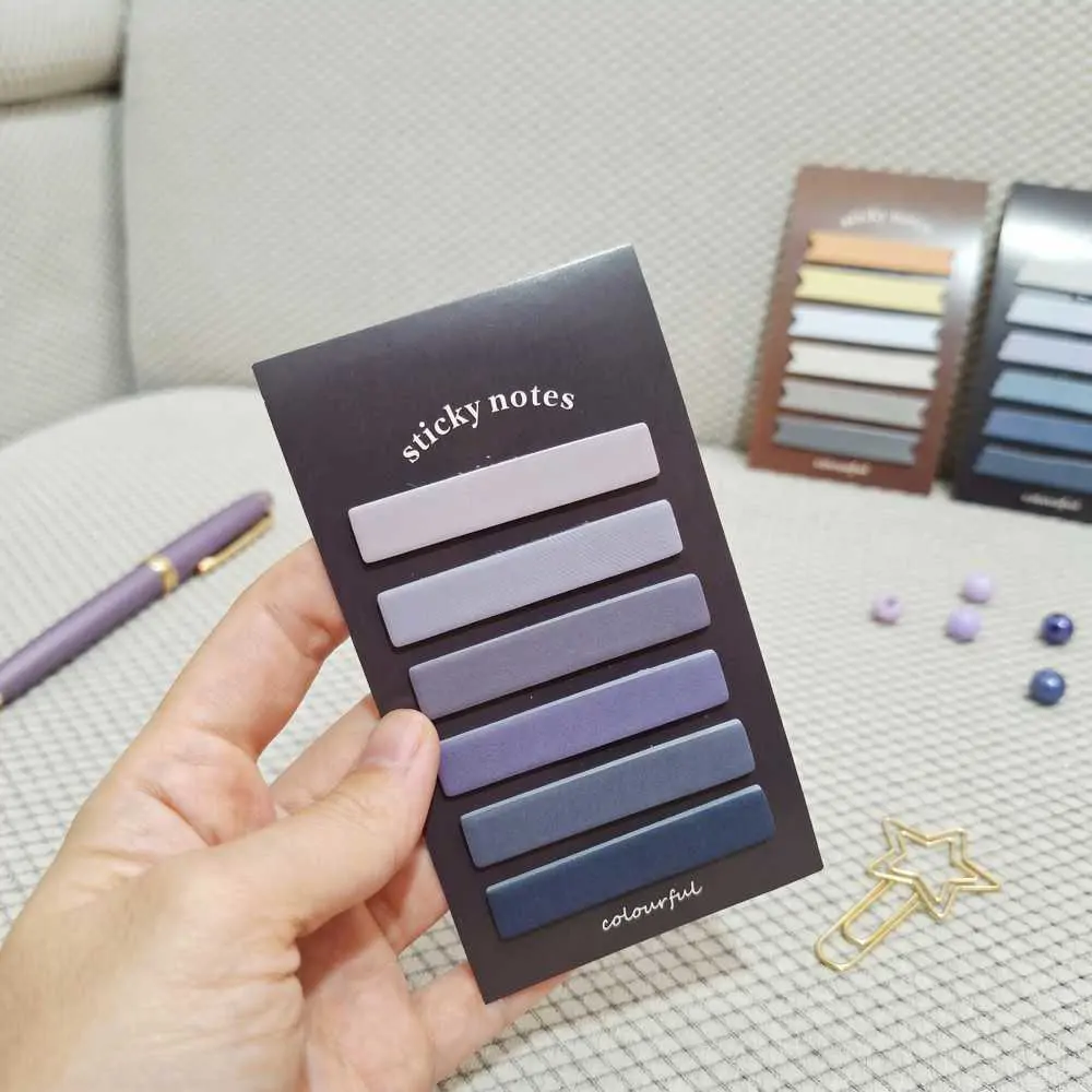 استیک نوت ایندکس 6 تکه colourful طیف بنفش