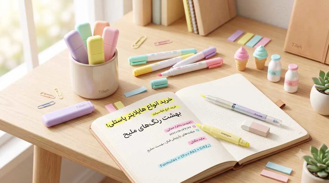 دسته بندی هایلایتر پاستلی تیله