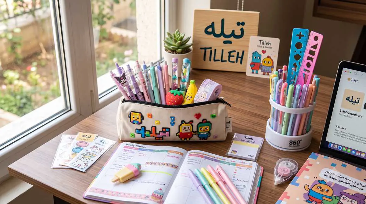 نوشت افزار فانتزی تیله